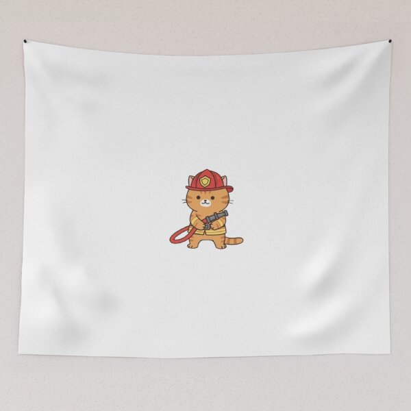 Item preview, Firefighter Cat designed and sold by CamiloHiPa.