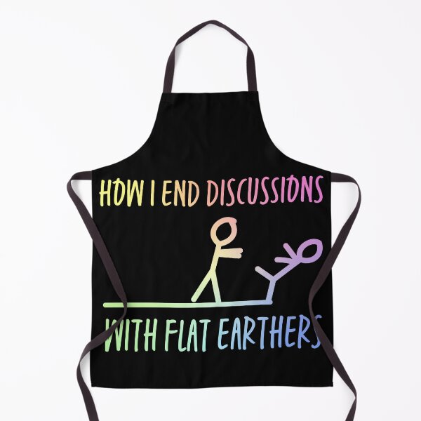 Item preview, Anti Flat Earth – Funny Stick Figure Sarcasm Gift for Science Lovers designed and sold by ScienceCorner.