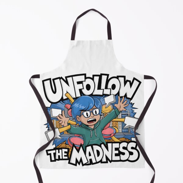 Item preview, Unfollow the Madness Cartoon T-Shirt Design designed and sold by The People’s Punchline.