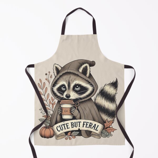 Item preview, Feeling Cute But Feral, Warm Coat, If I'm Moody Give Me Foody, Funny Raccoon Design, Animal Sarcastic Saying, Trendy Raccoon Sublimation designed and sold by FitFisher.