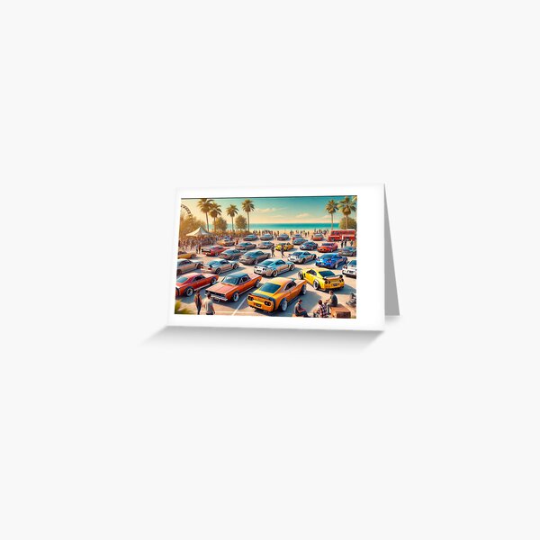 Item preview, Car meet at the beach designed and sold by UNRIVALEDBRAND.