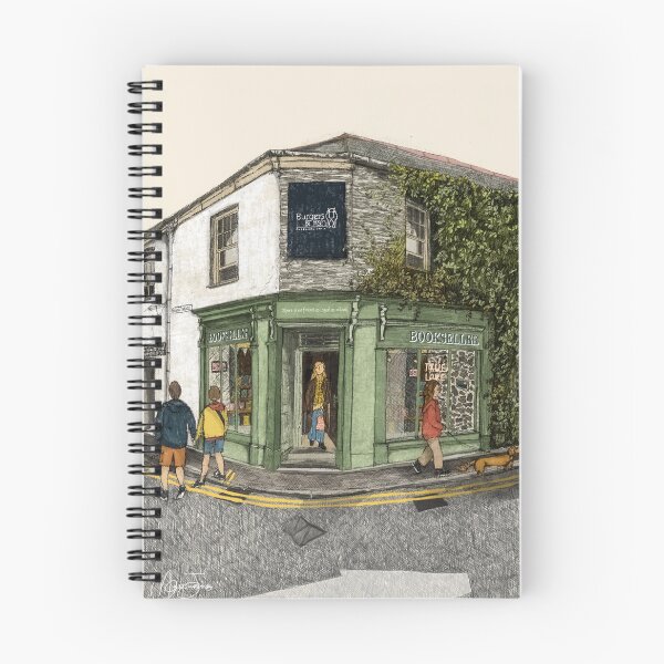 Item preview,  Padstow Bookseller, Cornwall Print  designed and sold by MelissaJamesIll.