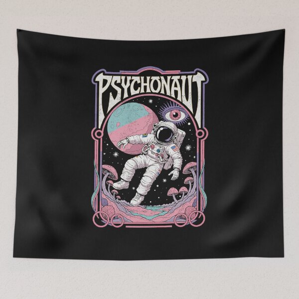Item preview, Psychonaut Astronaut Trippy Space Explorer  designed and sold by Mystikos Art.