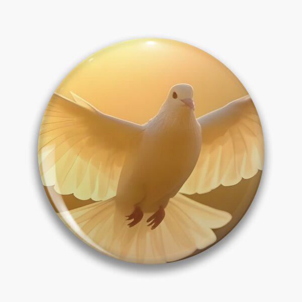 Item preview, a white pigeon flying designed and sold by Fluffy-Fields.