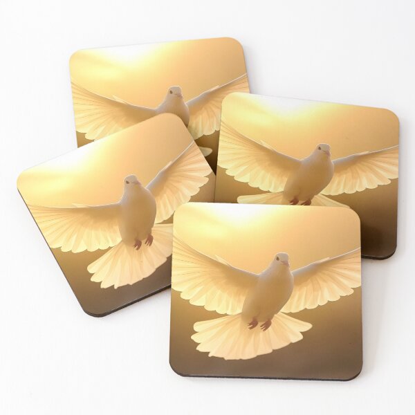 Item preview, a white pigeon flying designed and sold by Fluffy-Fields.