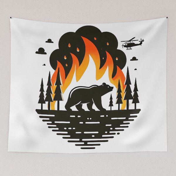 Item preview, Fireman, fire fighter designed and sold by TrueArtVibes.