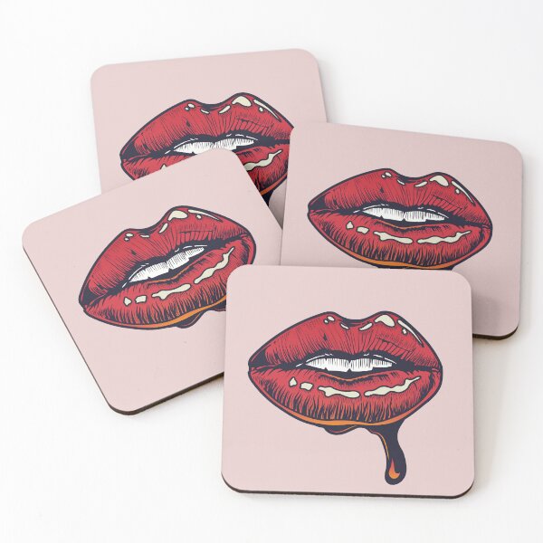 Item preview, Dripping Red Lips - Pop Art designed and sold by CamaleonDesigns.