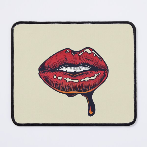 Item preview, Dripping Red Lips - Pop Art designed and sold by CamaleonDesigns.