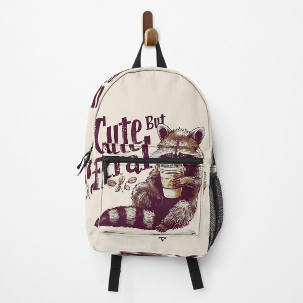 Item preview, Feeling Feral Raccoon, If I'm Moody Give Me Foody, Funny Raccoon Design, Animal Sarcastic Saying, Trendy Raccoon Sublimation designed and sold by FitFisher.