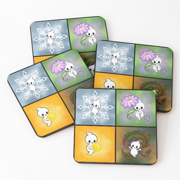 Item preview, cute ghost suri four seasons designed and sold by Pezi-Creation.