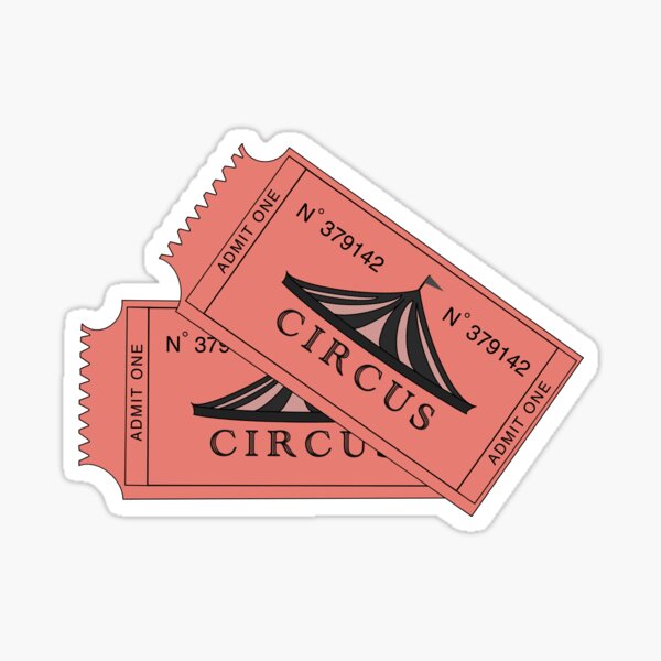 Item preview, Circus tickets  designed and sold by c-h-i-a-r-a.