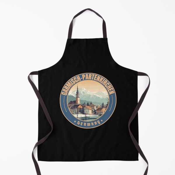 Item preview, Garmisch-Partenkirchen in Bavaria Germany Retro Travel Art Badge designed and sold by MaateoDesign.