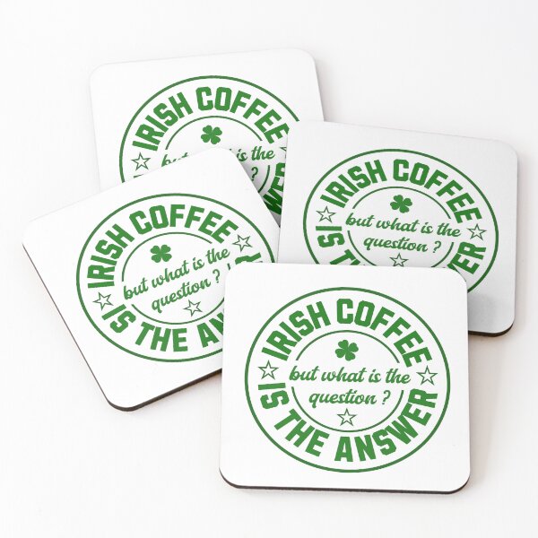 Item preview, Irish coffee is the answer designed and sold by Graffik-Peeps.