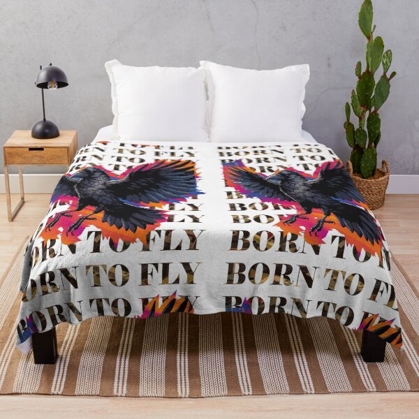 Item preview, Vibrant retro dark raven design designed and sold by Brushlight Studio.