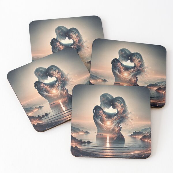 Item preview, Romantic Ocean Embrace designed and sold by Seve-IA.