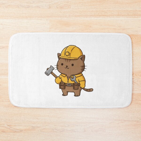 Item preview, Builder Cat designed and sold by CamiloHiPa.