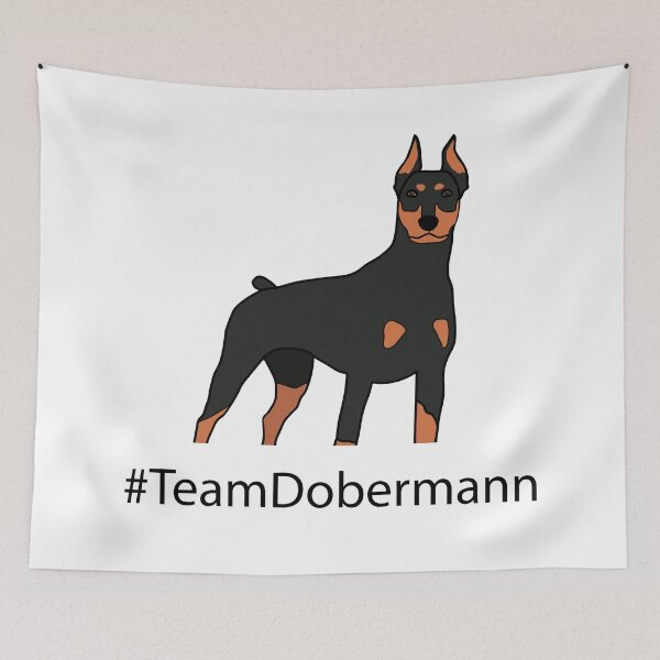 Item preview, #TeamDobermann designed and sold by Wild & Cosmic.