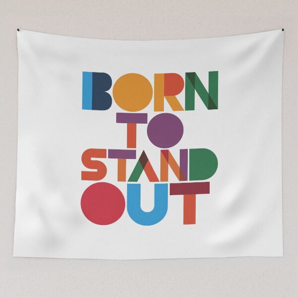 Item preview, Born to stand out | Best girlish t-shirt | Girl designed and sold by RedCircleArt.