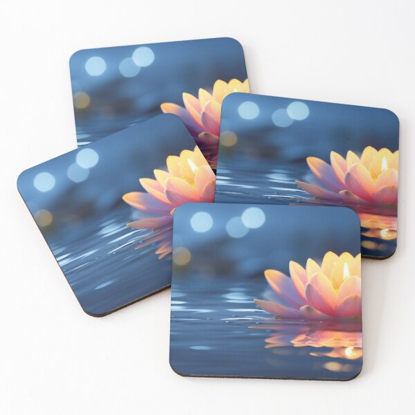 Item preview, Water lily floating on top of a body of water designed and sold by anytka.