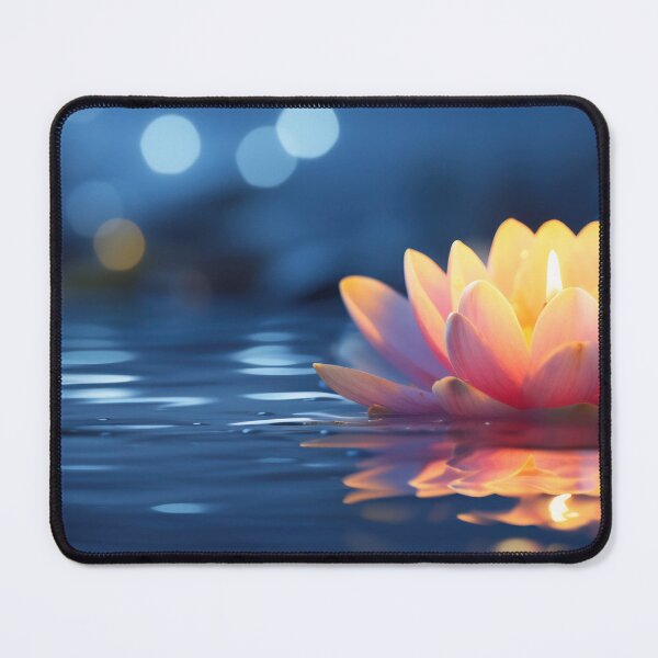 Item preview, Water lily floating on top of a body of water designed and sold by anytka.
