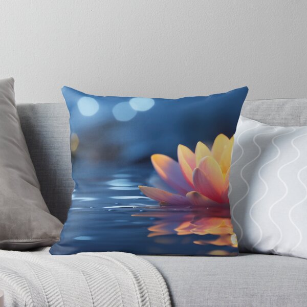 Item preview, Water lily floating on top of a body of water designed and sold by anytka.