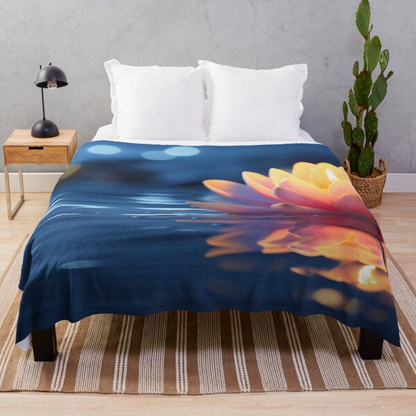 Item preview, Water lily floating on top of a body of water designed and sold by anytka.