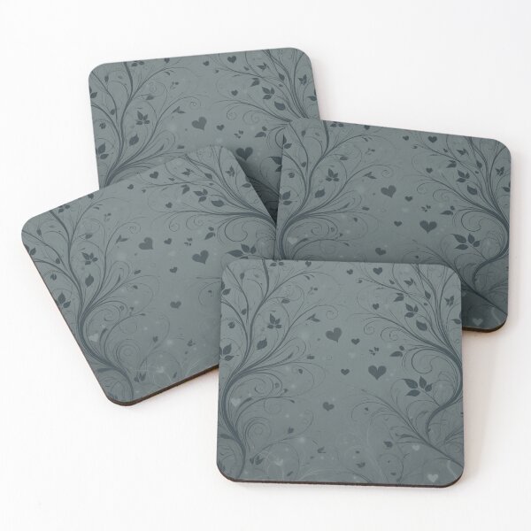 Item preview, Romantic Valentine's Day Pattern, Sage Green designed and sold by LyssasMindArt.