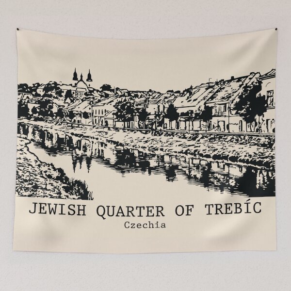 Item preview, Jewish Quarter of Třebíč - Czechia designed and sold by Lakeric Cityscapes.