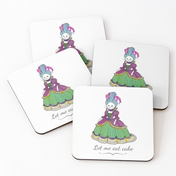 Item preview, Marie Antoinette Cat, Rococo, Baroque style, Let me eat cake designed and sold by MiowandMolly.