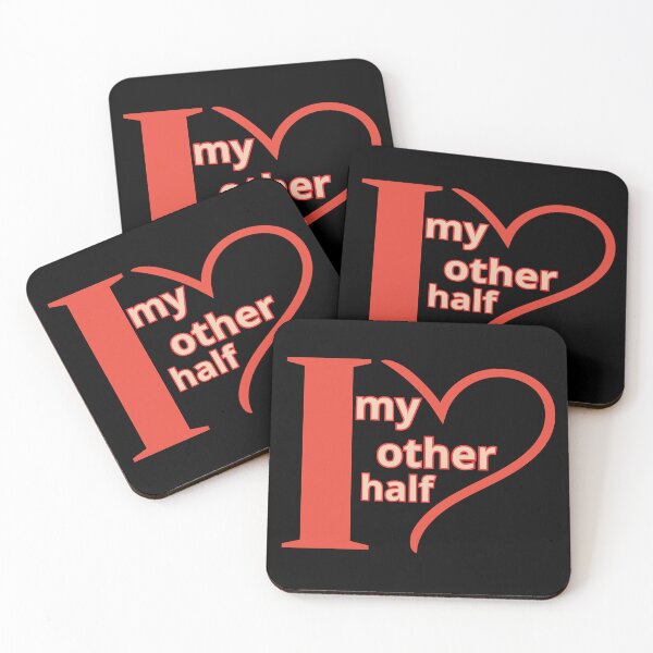 Item preview, I Love My Other Half Heart Valentines Design, Valentines Day Gift designed and sold by IceBathDESIGNS.