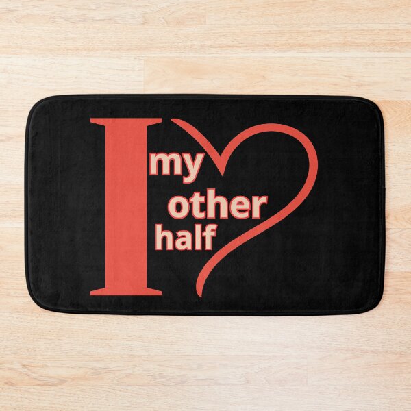 Item preview, I Love My Other Half Heart Valentines Design, Valentines Day Gift designed and sold by IceBathDESIGNS.