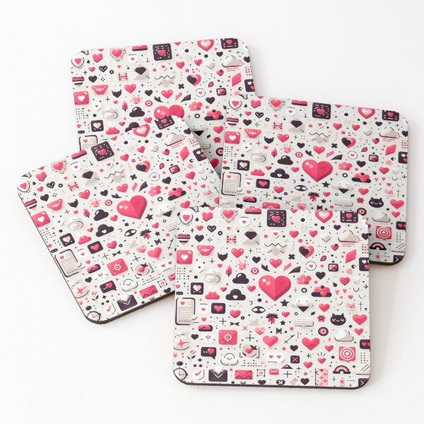Item preview, Love-shaped patterns designed and sold by AngieStore16.
