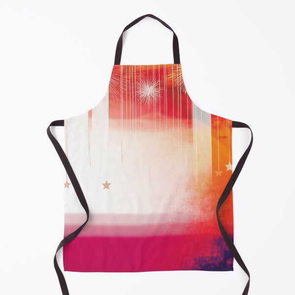 Item preview, Bright and colorful abstract artwork featuring stars and fireworks against a vibrant background designed and sold by anytka.