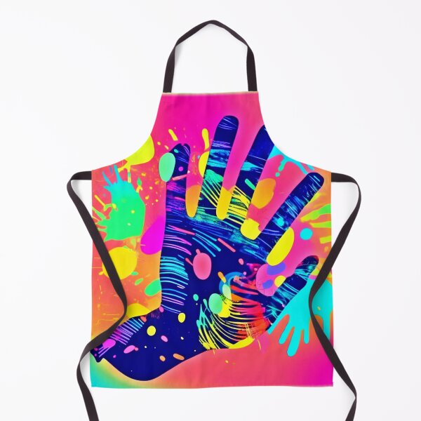 Item preview, Creative Vibrant Hand Splash Art designed and sold by Health And Fitness Posts e-Store.