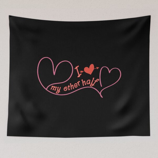 Item preview, I Love My Other Half Heart Valentines Design, Valentines Day Gift  designed and sold by IceBathDESIGNS.