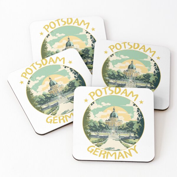Item preview, Potsdam in Brandenburg Germany Retro Travel Art Emblem designed and sold by MaateoDesign.