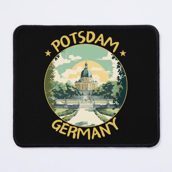 Item preview, Potsdam in Brandenburg Germany Retro Travel Art Emblem designed and sold by MaateoDesign.