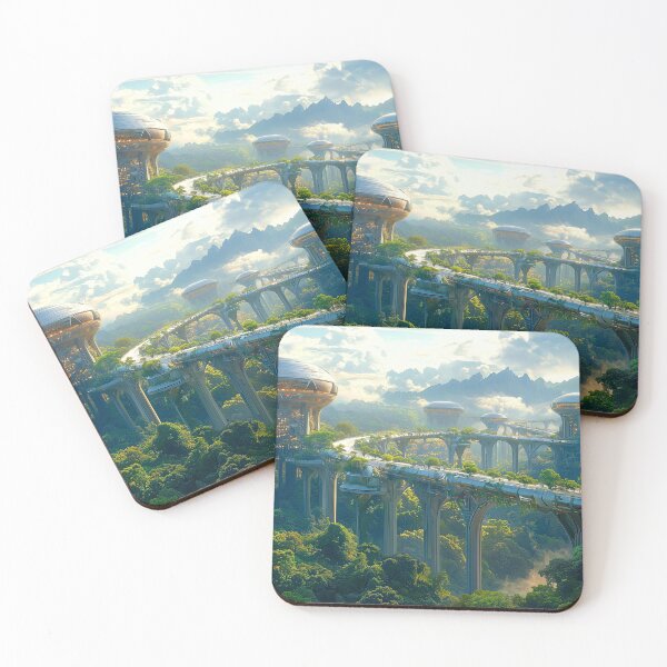 Item preview, Jungle Solar City Just Above the Treetops designed and sold by ACastilloArt.