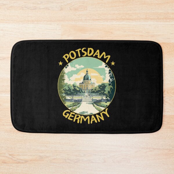 Item preview, Potsdam in Brandenburg Germany Retro Travel Art Emblem designed and sold by MaateoDesign.