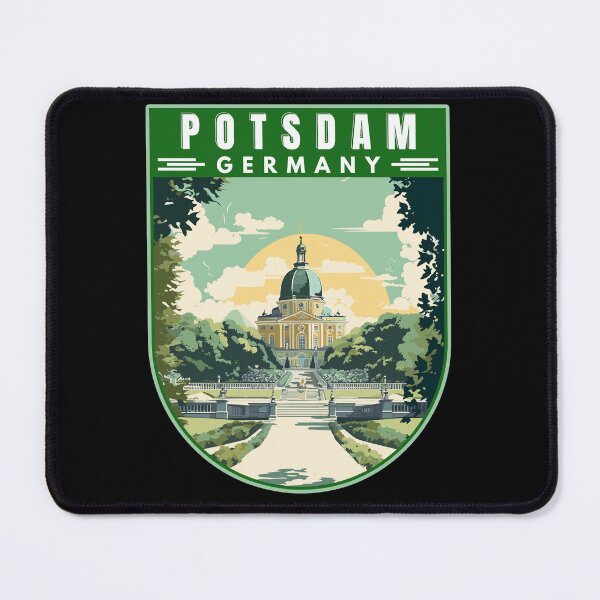 Item preview, Potsdam in Brandenburg Germany Retro Travel Art Emblem designed and sold by MaateoDesign.