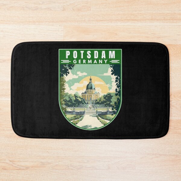 Item preview, Potsdam in Brandenburg Germany Retro Travel Art Emblem designed and sold by MaateoDesign.