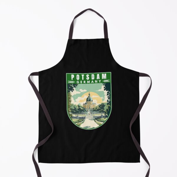 Item preview, Potsdam in Brandenburg Germany Retro Travel Art Emblem designed and sold by MaateoDesign.