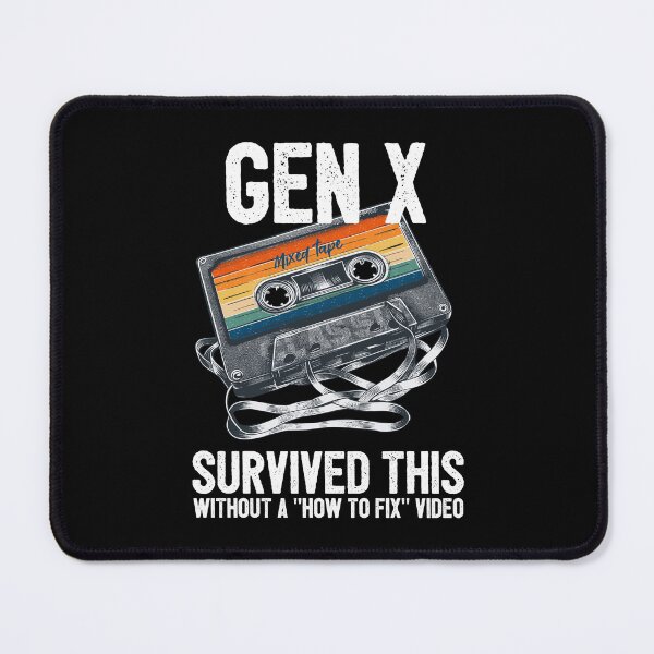 Item preview, Funny Gen X Survived Tangled Cassette designed and sold by Orchard Berry.