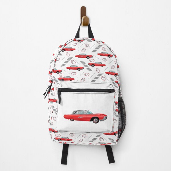 Item preview, 1963 Red Hot Hot Rod Antique Car on White designed and sold by Art in My Loft.