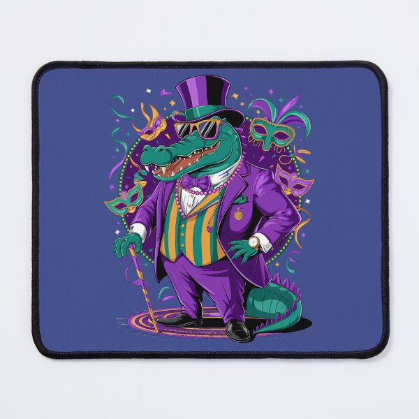 Item preview, Funny Mardi Gras Alligator Costume - Cool Fat Tuesday Party Outfit for Kids, Teens, and Adults designed and sold by zbox1.