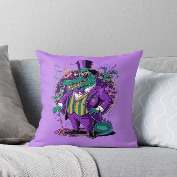 Item preview, Funny Mardi Gras Alligator Costume - Cool Fat Tuesday Party Outfit for Kids, Teens, and Adults designed and sold by zbox1.