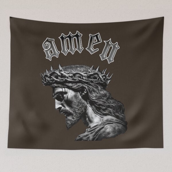 Item preview, Amen / Jesus (side view) designed and sold by theL3Studio.