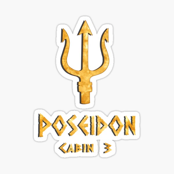 Cabin 3- Poseidon Sticker