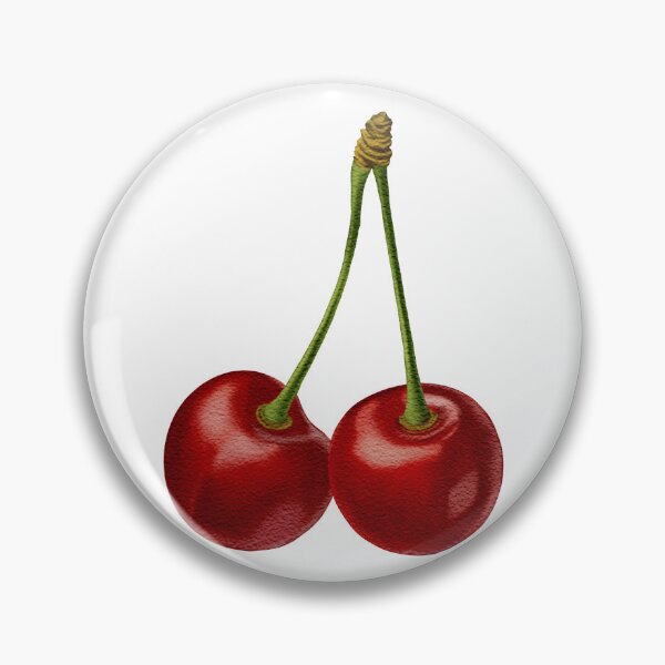 Item preview, Watercolor Realistic Juicy Red Cherries designed and sold by AllaMashycheva.