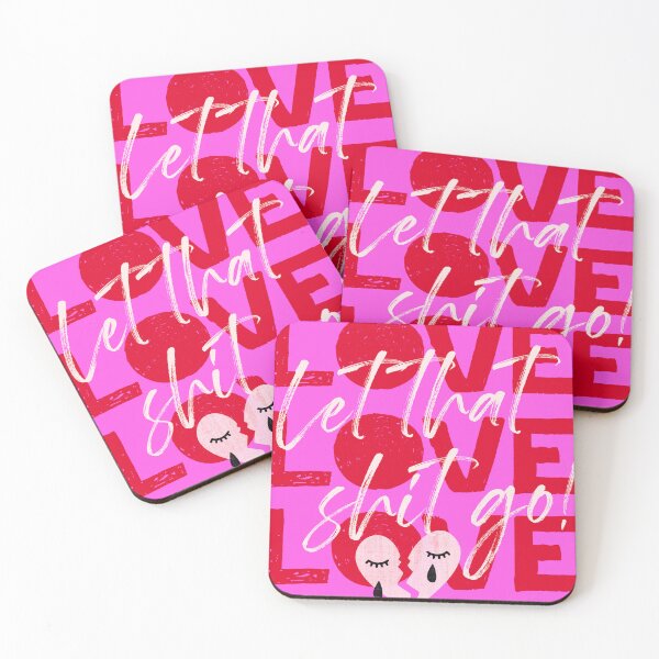 Item preview, Love Let That Sh¡t Go. Funny Anti Valentine's Day designed and sold by AwesomeDistrict.